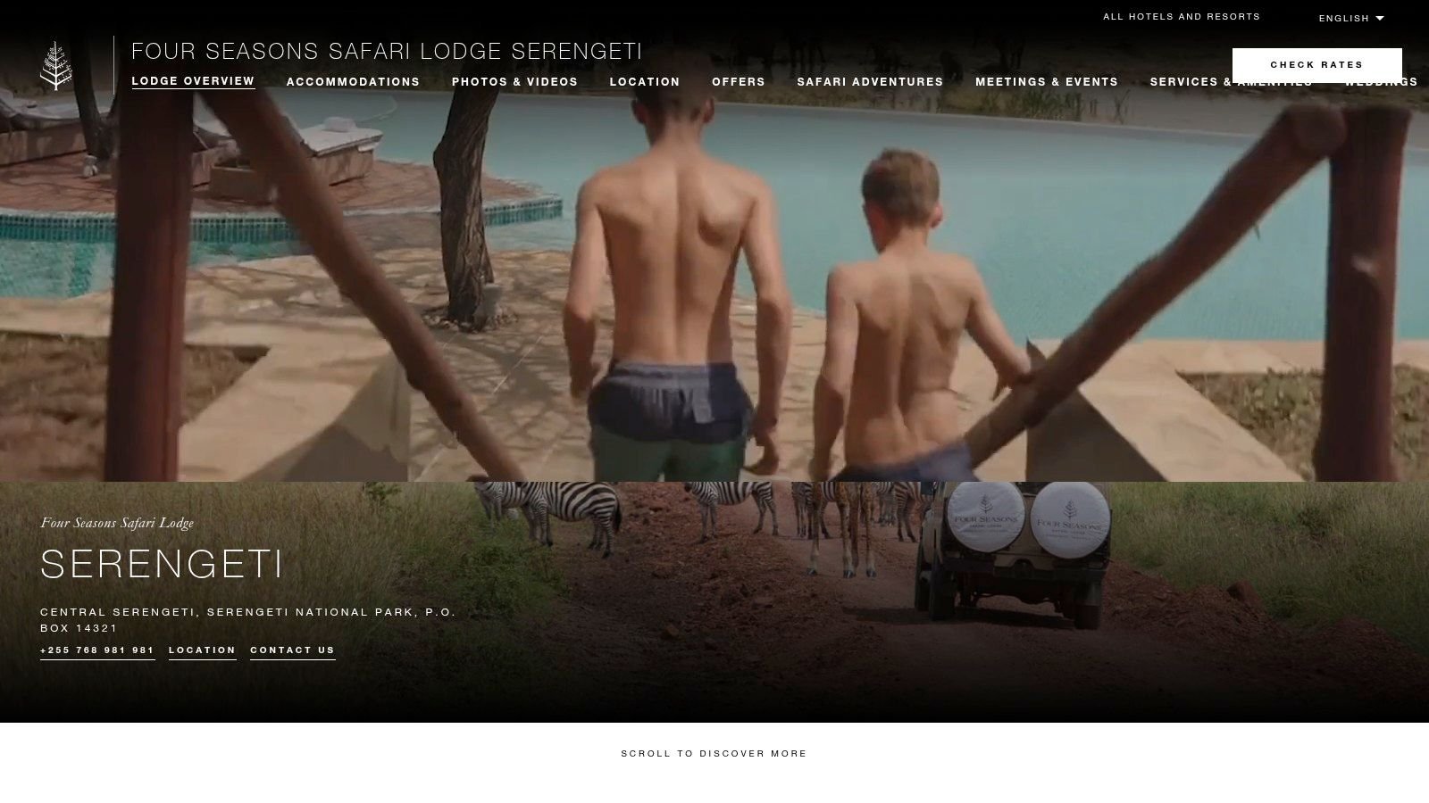 Four Seasons Safari Lodge Serengeti