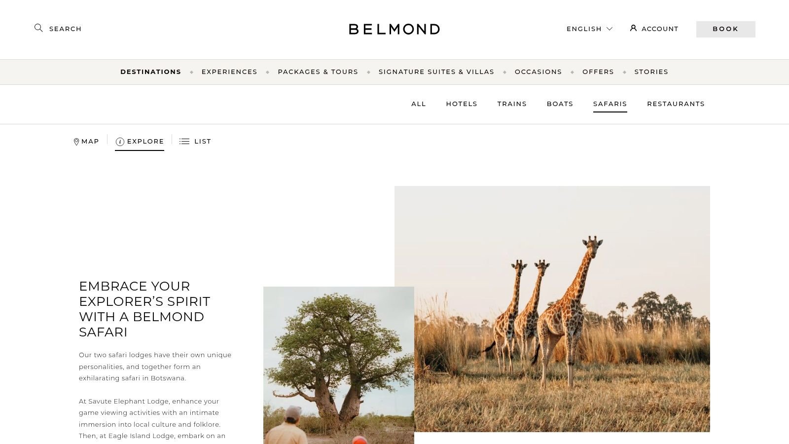 Belmond Safaris