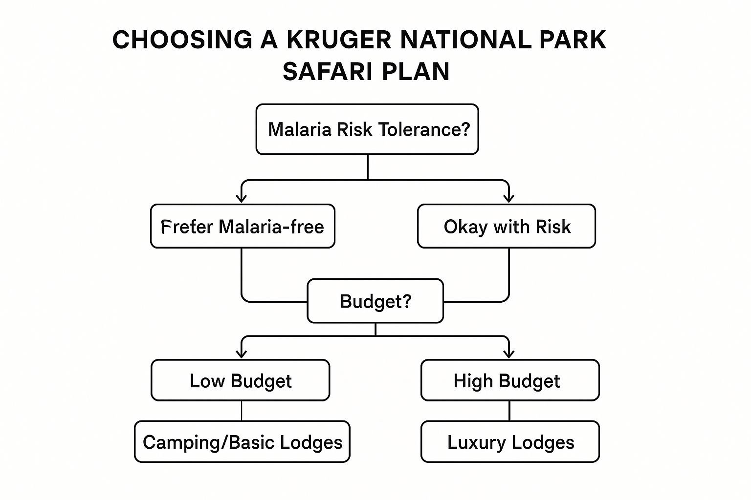 Infographic showing key data about South Africa's Kruger National Park