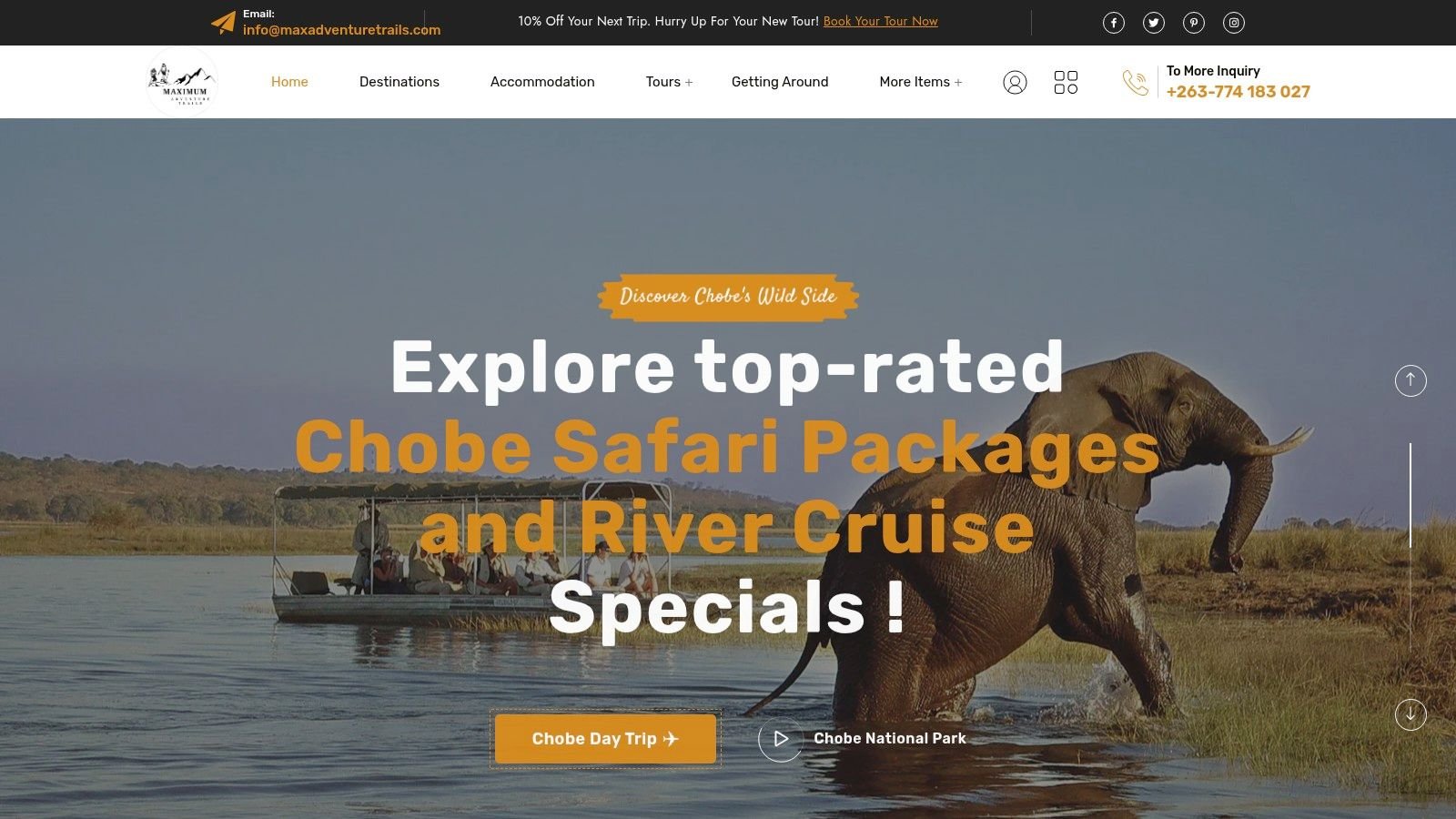 7 Safaris from Victoria Falls for Every Traveller Maximum Adventure Trails