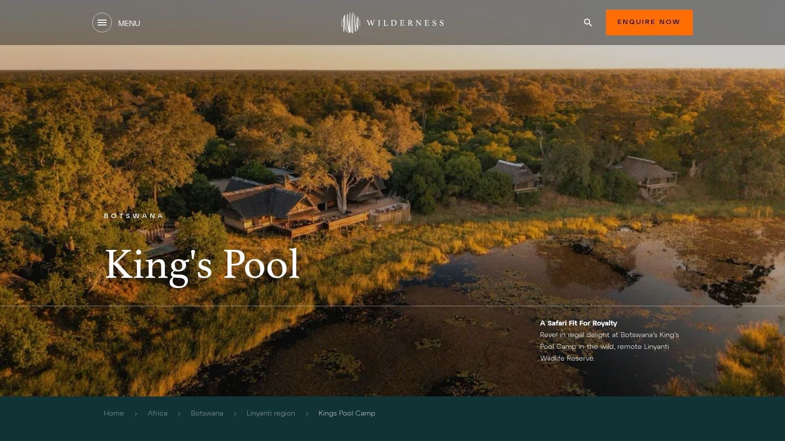 Wilderness King's Pool