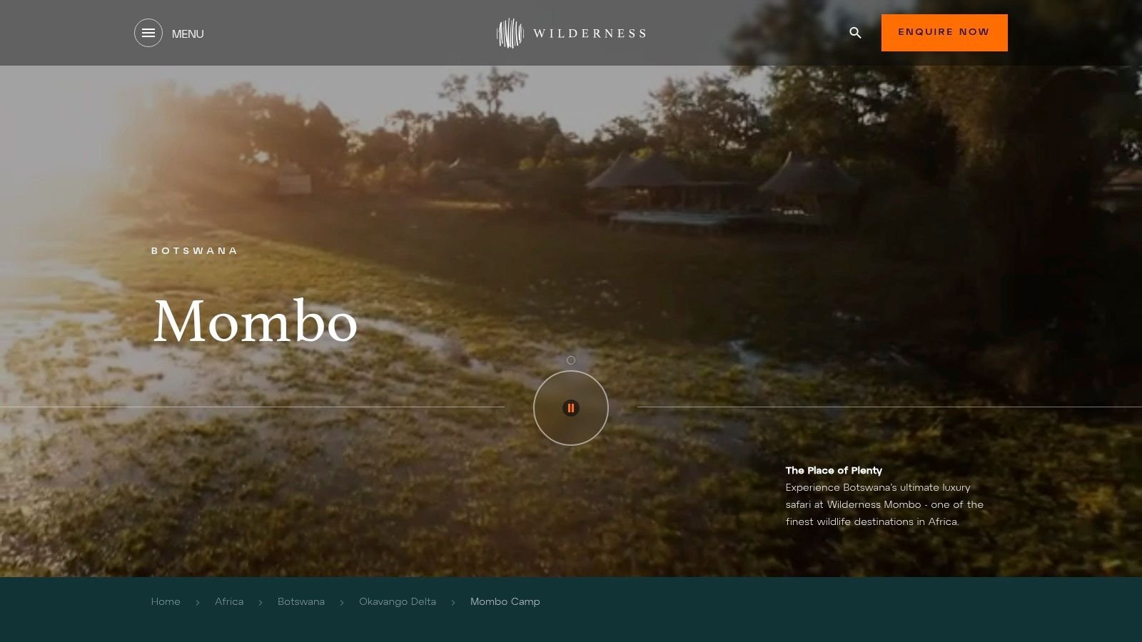 Wilderness Mombo Camp