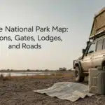 Chobe National Park Map: Regions, Gates, Lodges, and Roads