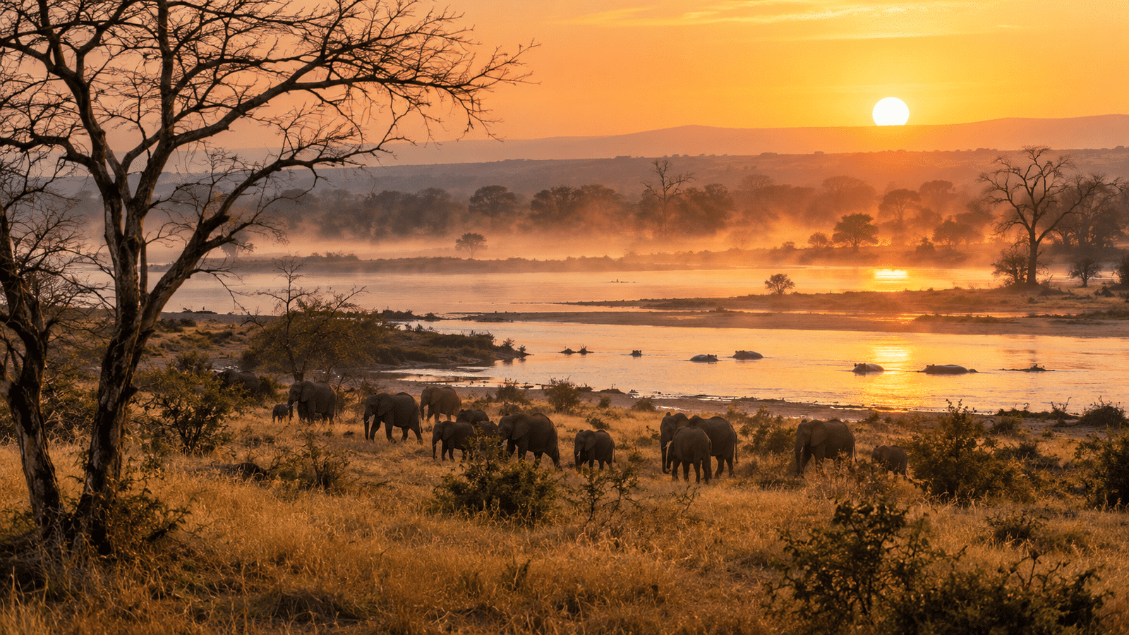 Zimbabwe Walking Safari: The Complete Guide to Exploring the African Bush on Foot Dry-season landscape in Zimbabwe, ideal for a walking safari