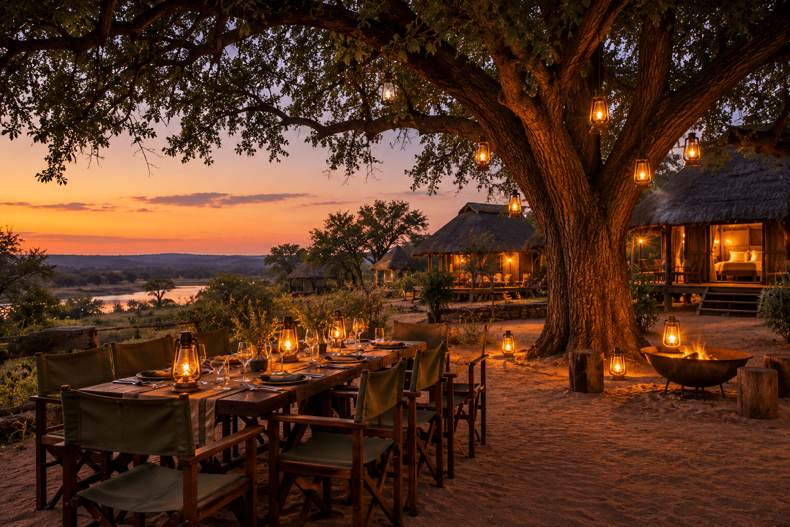 Zambia Walking Safari: A Complete Guide to Exploring the African Bush on Foot Rustic bush camp dinner during a Zambia walking safari